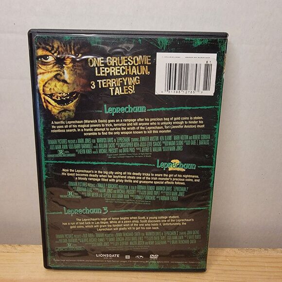 DVD Leprechaun Triple Feature 1,2 & 3 - Picture 2 of 3